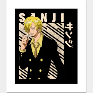 Sanji One Piece Posters and Art